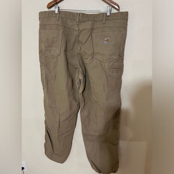 Carhartt FR Flame Resistant Cat 2 khaki original fit work pants 44x32 - Picture 5 of 11